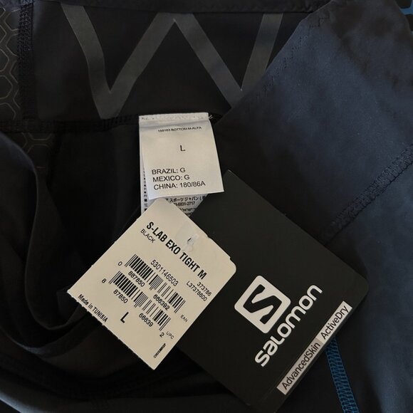 SALOMON Exo S Lab S-Lab Technical Nordic Tights Sz L ~ NWT! - Picture 5 of 8